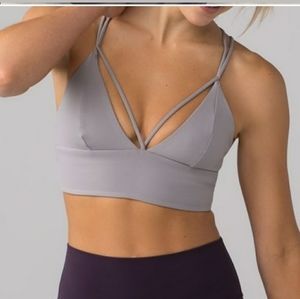 EUC Lululemon Pushing Limits Sports Bra sz 10